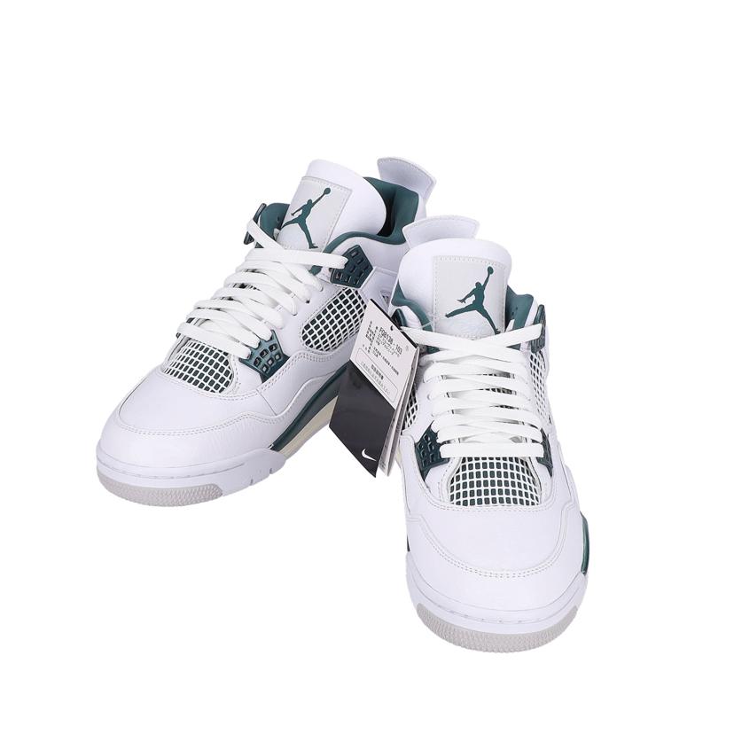 NIKE ナイキ/AIR JORDAN 4 RETRO/白×緑/FQ8138 103//Aランク/42
