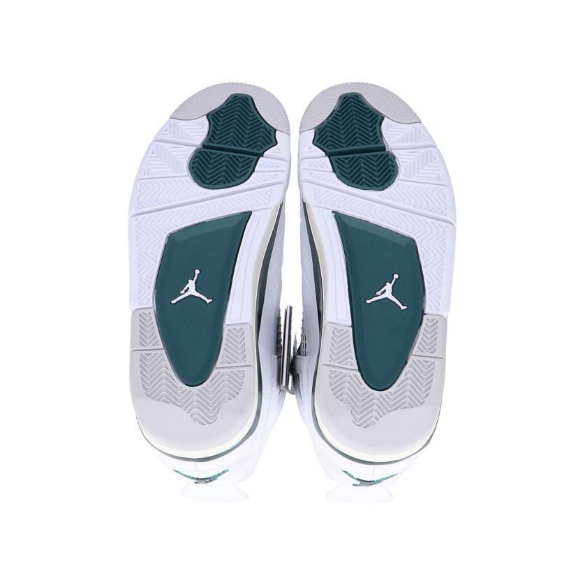NIKE ナイキ/AIR JORDAN 4 RETRO/白×緑/FQ8138 103//Aランク/42