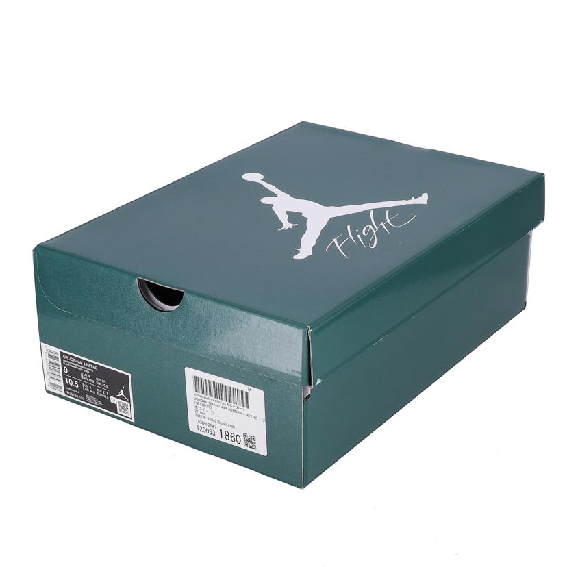 NIKE ナイキ/AIR JORDAN 4 RETRO/白×緑/FQ8138 103//Aランク/42