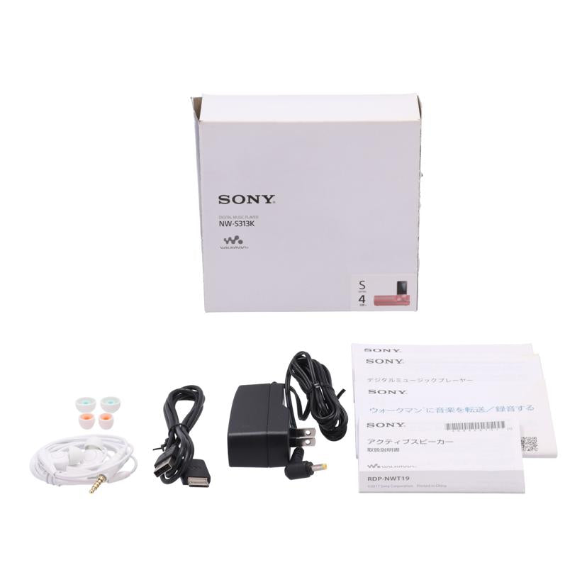 SONY ソニー /ウォークマン 4GB スピーカーセット/NW-S313K//S016034967L/Bランク/84
