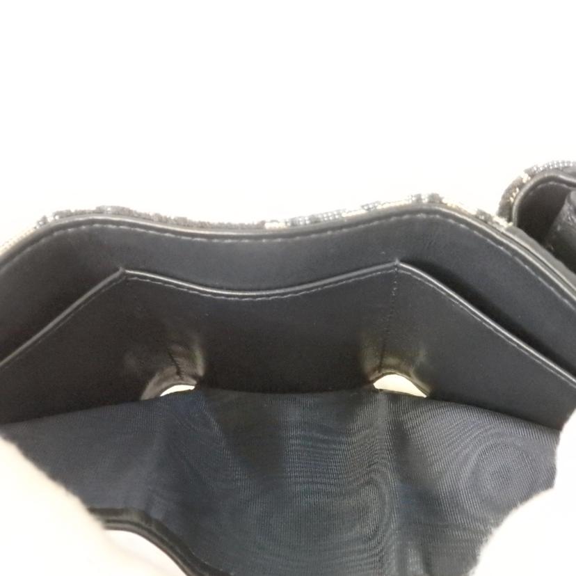 Christian Dior クリスチャンディオール/サドルロータスウォレット/オブリーグジャガード/ネイビー/S5652CTZQ_M928//シリア****/Aランク/84