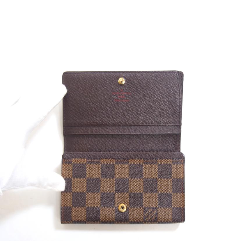 LOUIS VUITTON ルイヴィトン/ポルトモネビエ・トレゾール/ダミエ/エベヌ/N61730//CA0***/Aランク/71
