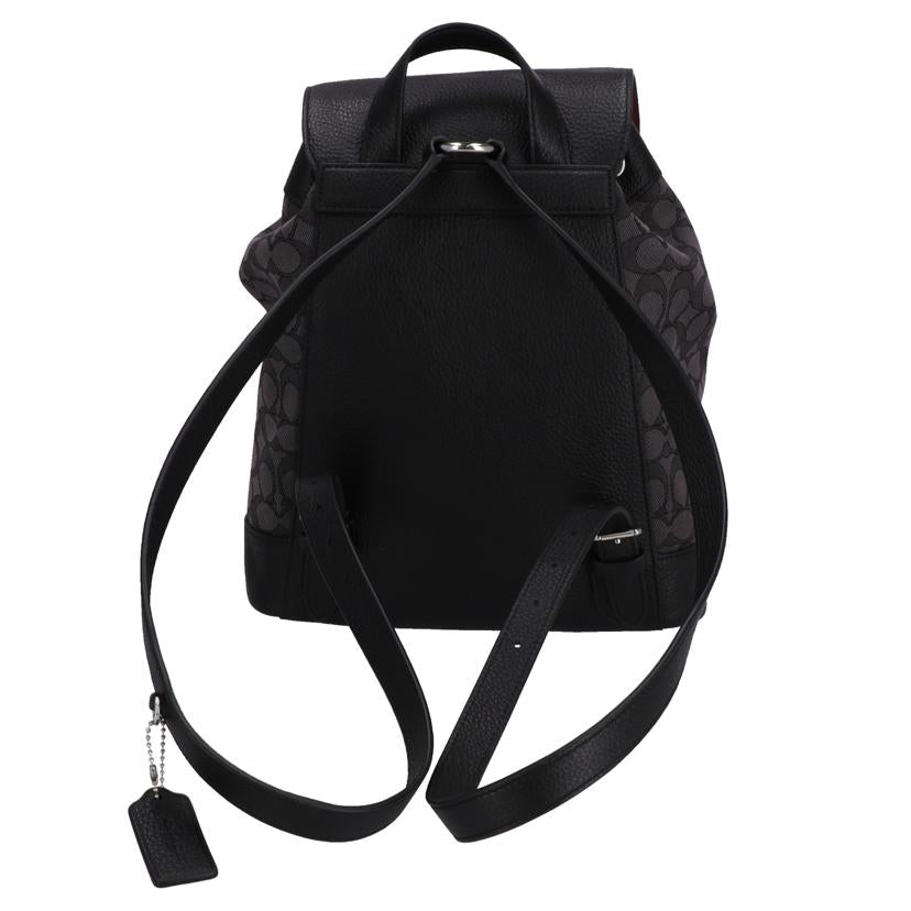 COACH コーチ/デンプシードローストリングバックパック・シグネチャージャガード・コーチパッチアンドストライプ/CE601//B23**/Aランク/09