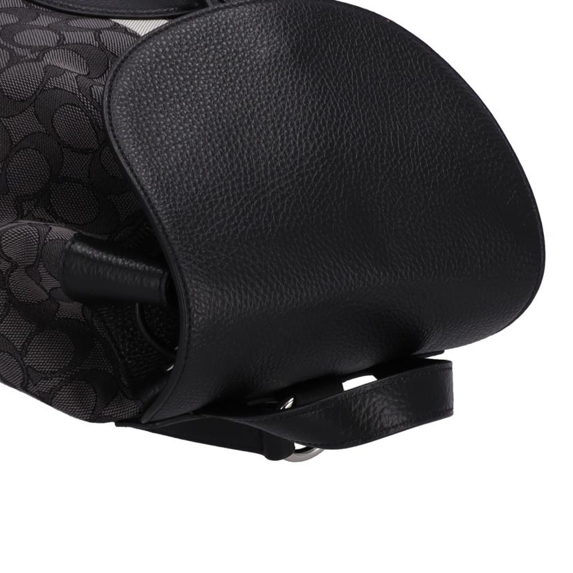 COACH コーチ/デンプシードローストリングバックパック・シグネチャージャガード・コーチパッチアンドストライプ/CE601//B23**/Aランク/09