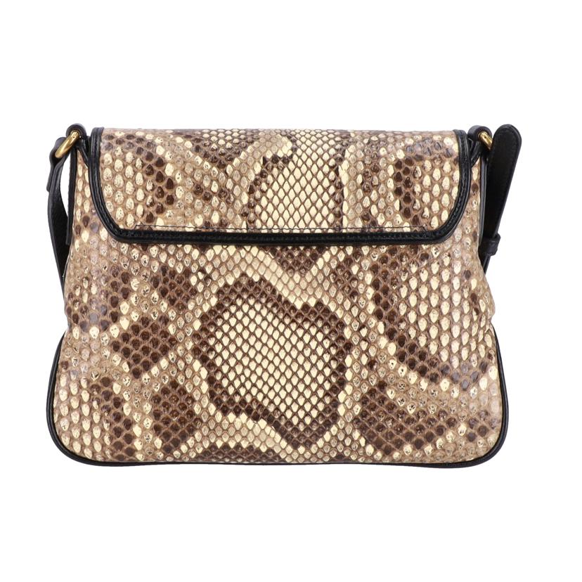 GUCCI グッチ/GGマーモントスモールメッセンジャー/パイソン/648934//520***/Aランク/91