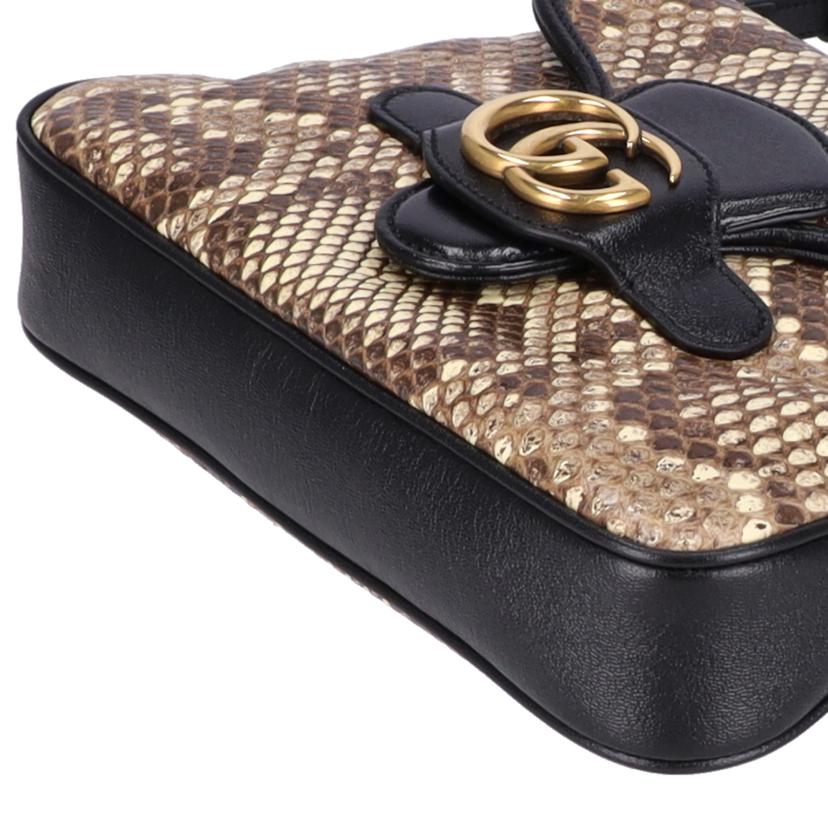 GUCCI グッチ/GGマーモントスモールメッセンジャー/パイソン/648934//520***/Aランク/91