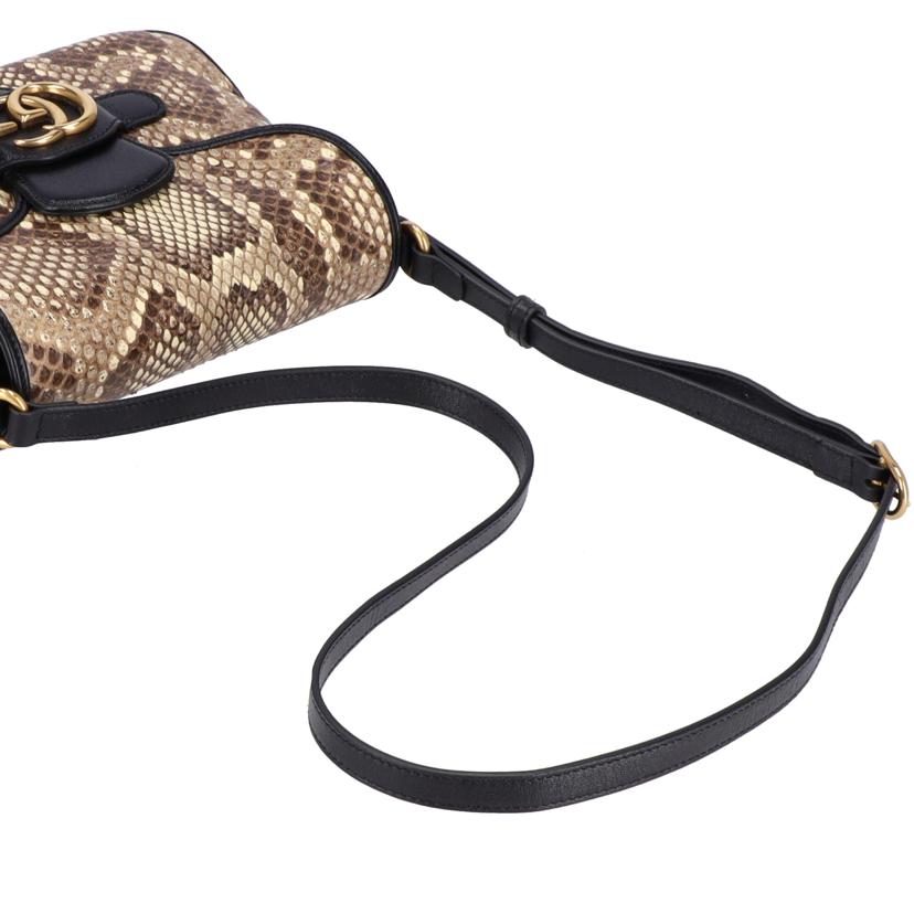 GUCCI グッチ/GGマーモントスモールメッセンジャー/パイソン/648934//520***/Aランク/91