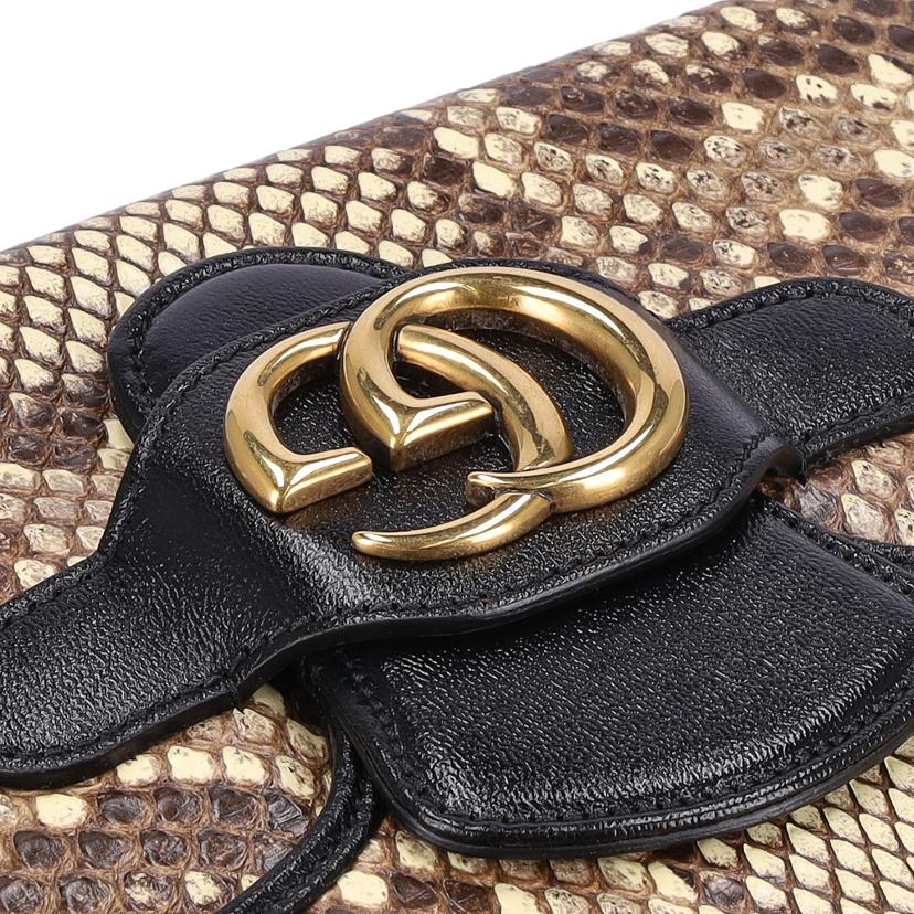 GUCCI グッチ/GGマーモントスモールメッセンジャー/パイソン/648934//520***/Aランク/91