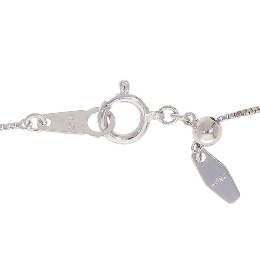 K18WG/K18WGダイヤネックレス0.704ct//ABランク/67