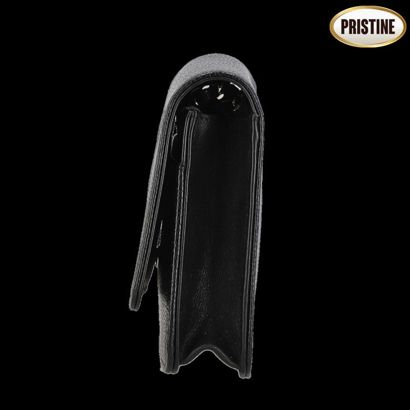 CHANEL シャネル/ココマーク キャビアスキン チェーンウォレット/ブラック/A48654//181*****/SAランク/84