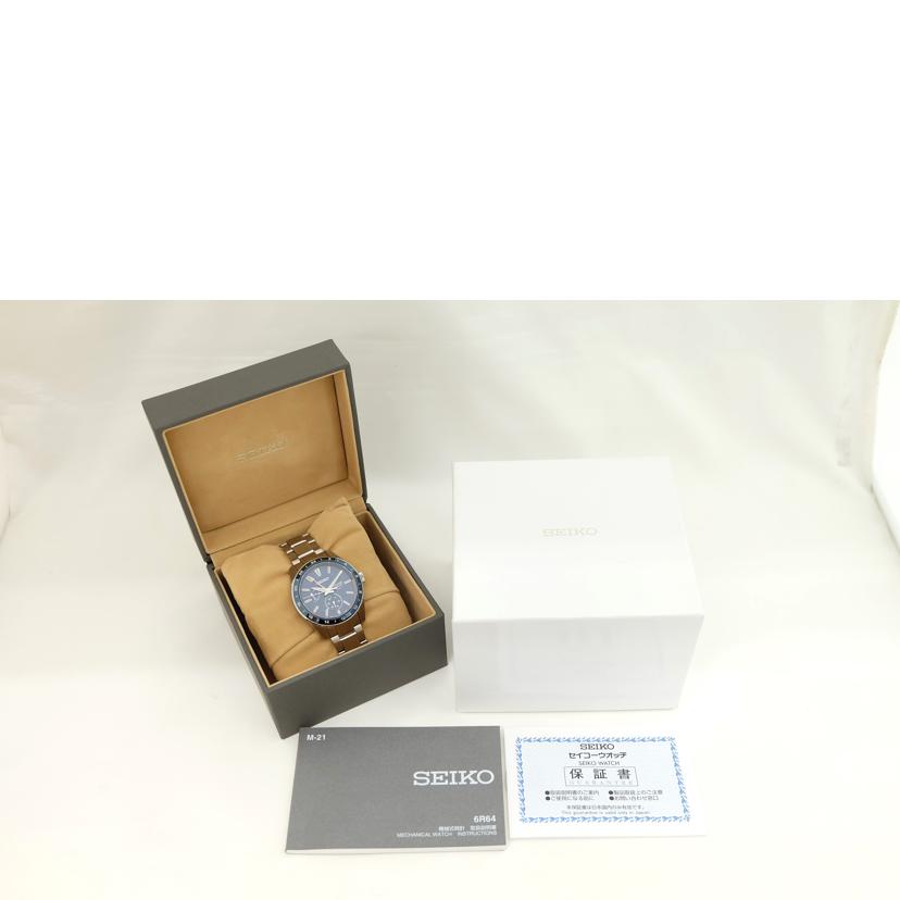 SEIKO セイコー/プレザージュGMT メンズオートマ/6R6A-00C0//140***/Aランク/71