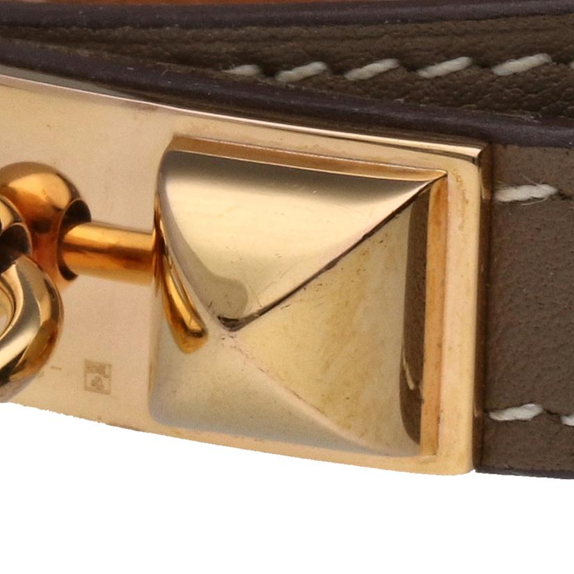 HERMES エルメス/リヴァルドゥブルトゥール/エトゥープ/GD金具//C M*******/Aランク/75