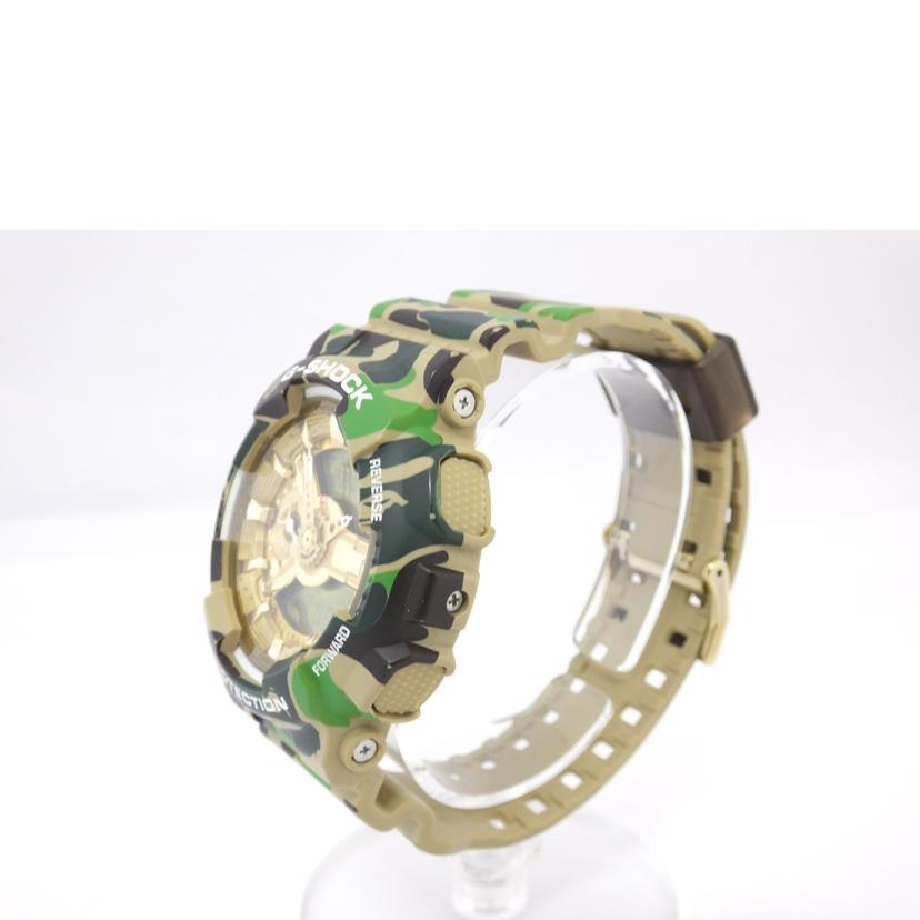 CASIO カシオ/G-SHOCK/A BATHING APE 25thアニバモデル/クォーツ/GA-110APE//ABランク/88