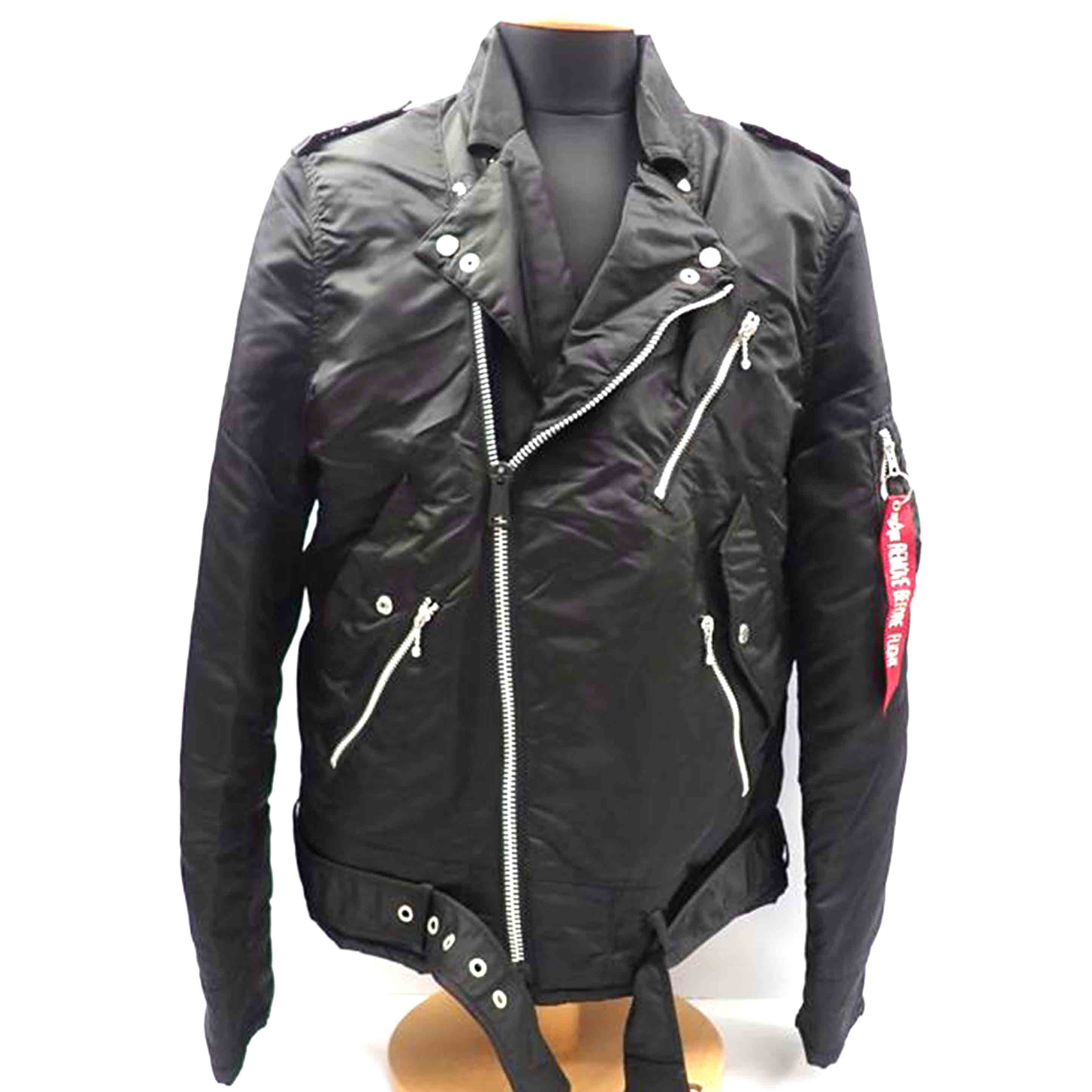 ALPHA INDUSTRIES アルファ インダストリーズ/★ALPHA INDUSTRIESライダージャケット OUTLAW BIKER/TA0614-001//サイズ:L/ABランク/62
