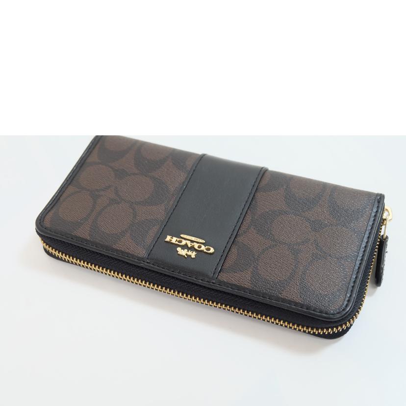 COACH コーチ/ラグジュアリーシグネチャーアコーディオンジップ/F54630//K19**/ABランク/71