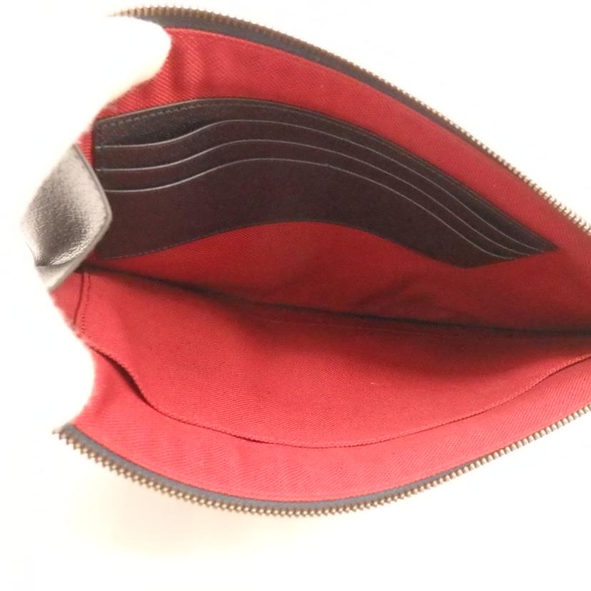 GUCCI グッチ/GGウールレザークラッチバッグ/597627//562***/Aランク/77