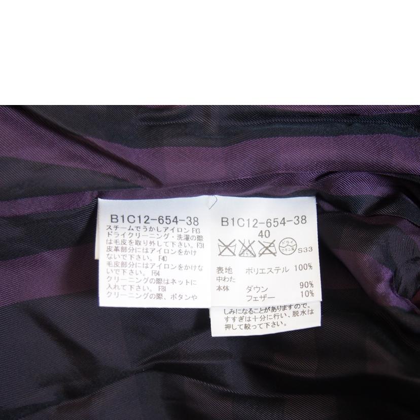 BURBERRY LONDON バーバリーロンドン/BURBERRY LONDON ファー付きダウンコート//Bランク/71