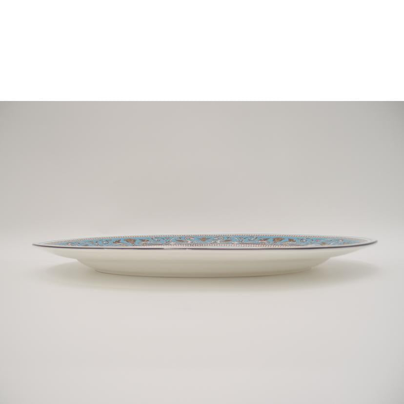 WEDGWOOD ウェッジウッド/フロレンティ-ン ターコイズ オーバルディッシュ 44cm//Aランク/69