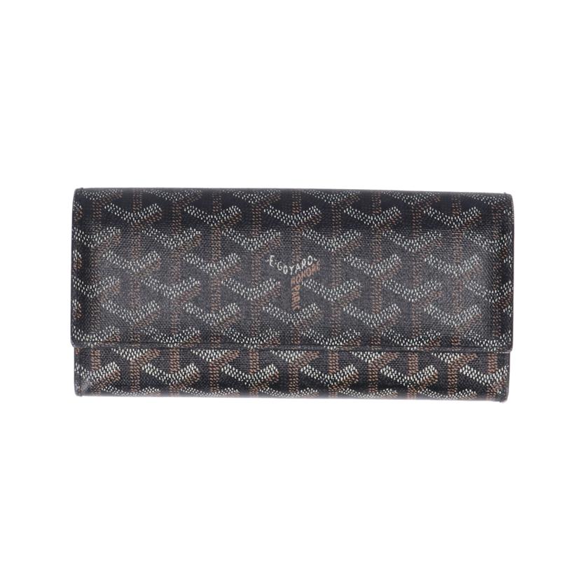 GOYARD ゴヤール/ヘリボーンヴァレンヌ/長財布/ブラック//CMN******/ABランク/75