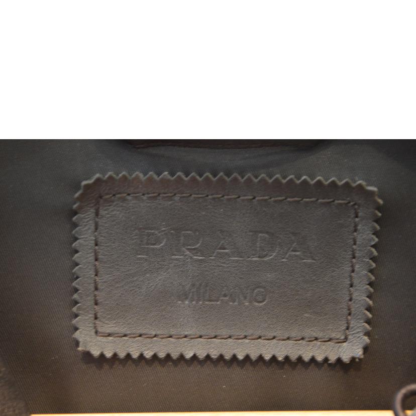 PRADA プラダ/プラダレザーフラップメンズパーカー/Lサイズ(48)/SGH620//AX8***********/ABランク/89
