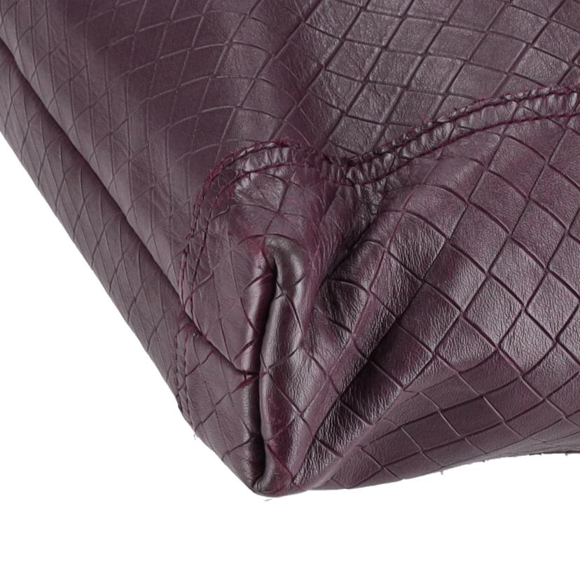 BOTTEGA VENETA ボッテガヴェネタ/イントレチャート斜め掛けショルダー/ブラウン//ABランク/75