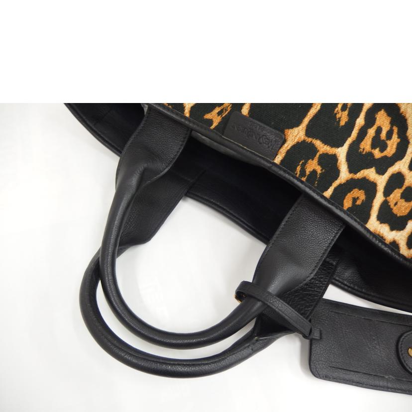 YSL サンローラン/レオパードレザートート/157730//001***/ABランク/82