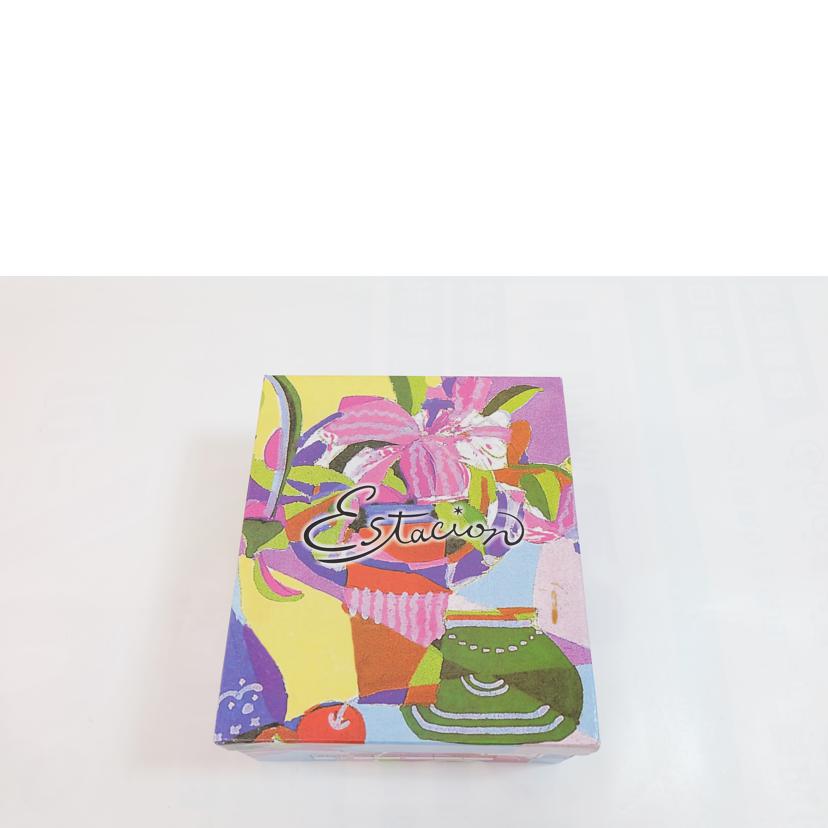 Estacion エスカーション/刺繍入りレザーブーツ/NK188//-/Aランク/71