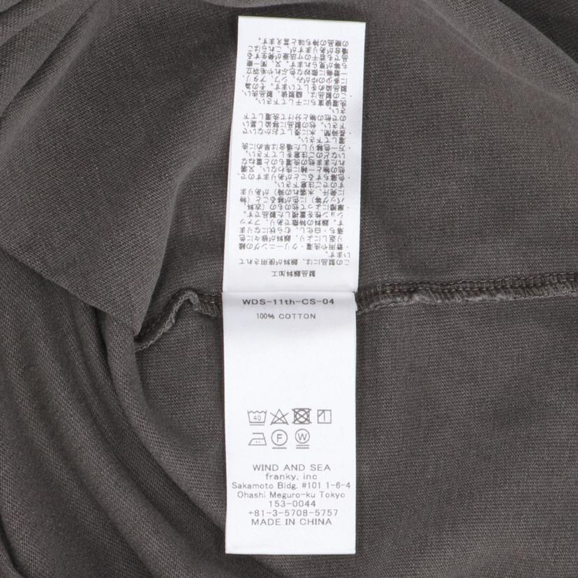 WIND AND SEA ウィンダンシー/pigment-die S/S Tシャツ/WDS-11th-CS-04//SAランク/09