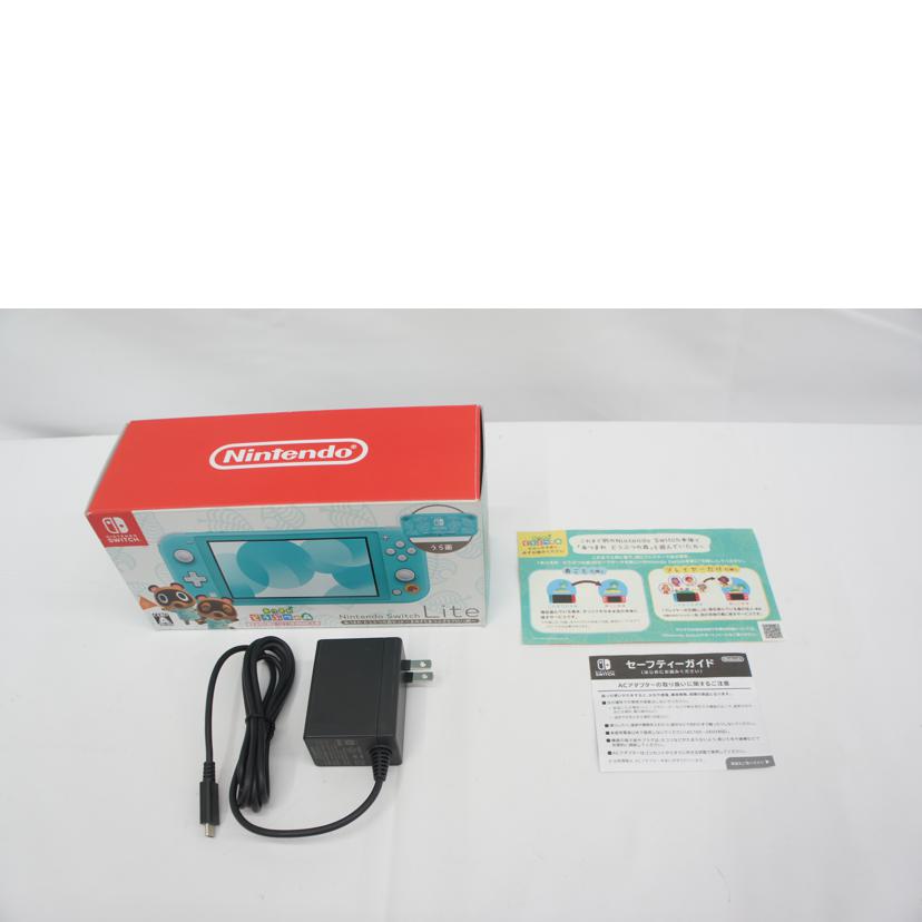 Nintendo 任天堂/Nintendo Switch Lite あつまれどうぶつの森セット~まめきち&つぶきちアロハ柄~/HDH-S-BCZGB//XJJ70034691284/Aランク/05