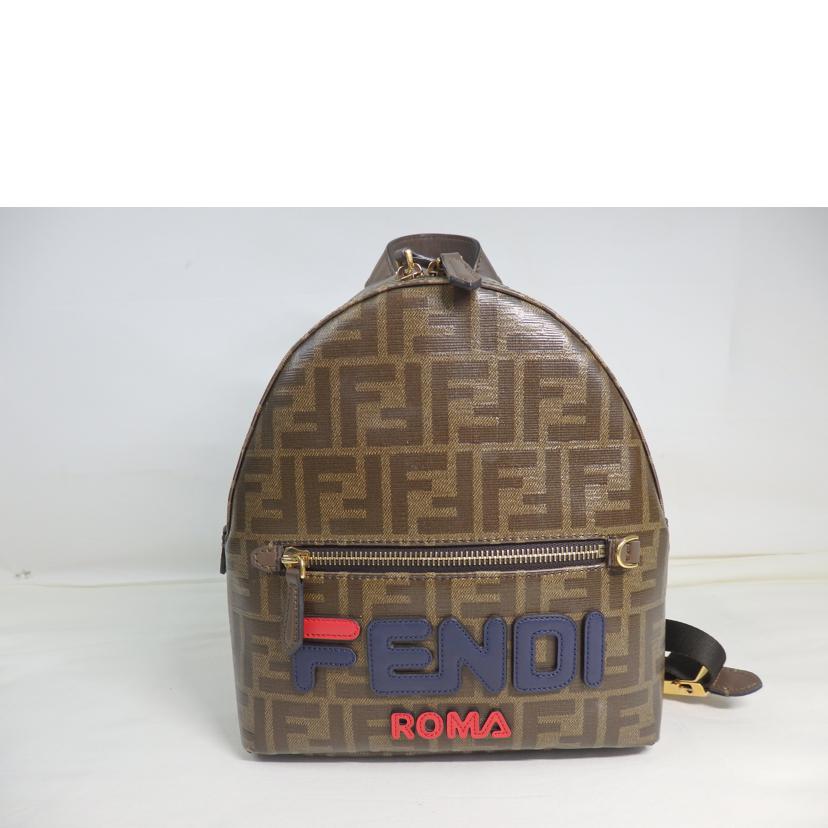 FENDI フェンディ/FIRAコラボ/バックパック/ズッカ柄/8BZ036//876*****/ABランク/84