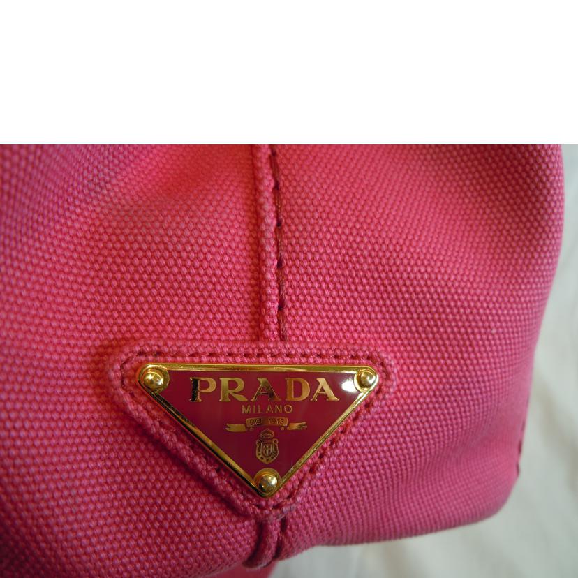 PRADA/カナパキャンバス2WAYピンク//204/ABランク/92
