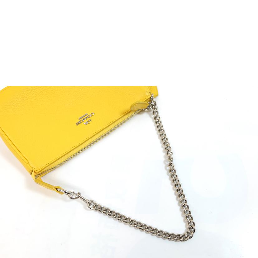 COACH コーチ/レザーチェーンアクセサリーポーチ/53077//K15**/ABランク/71