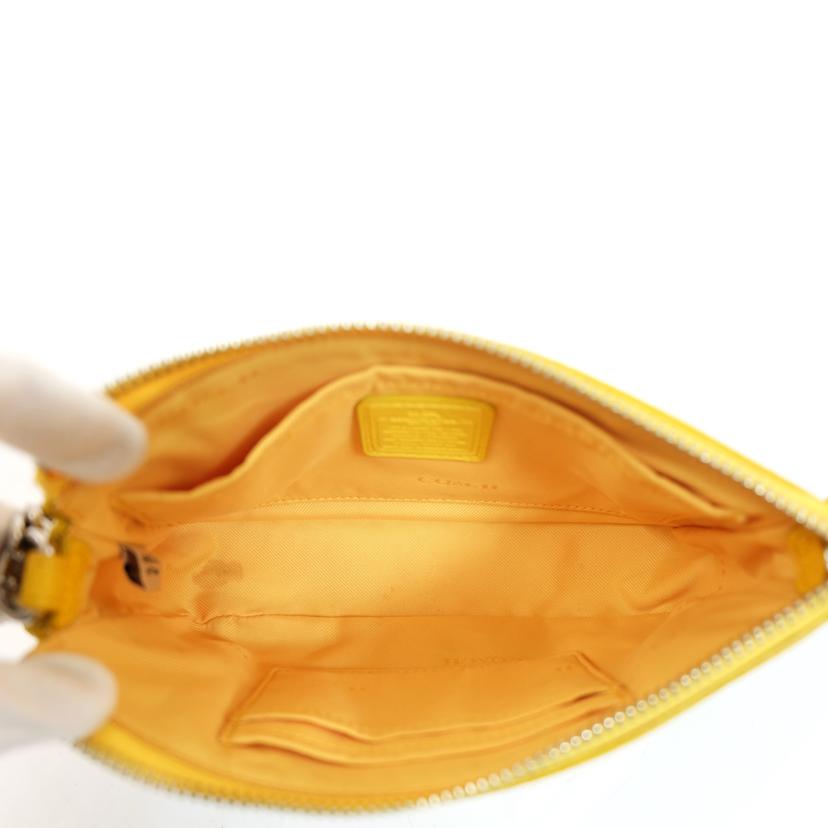 COACH コーチ/レザーチェーンアクセサリーポーチ/53077//K15**/ABランク/71