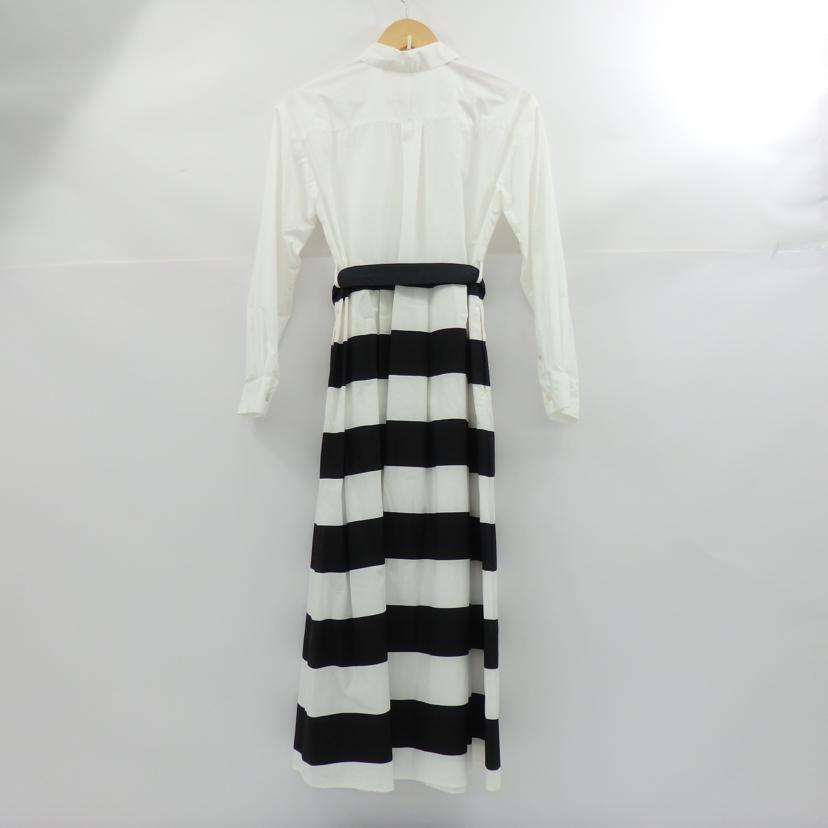 Grace Class グレースクラス/ボダーコンビシャツ ワンピース ブラック/02251-31041-00//Aランク/77