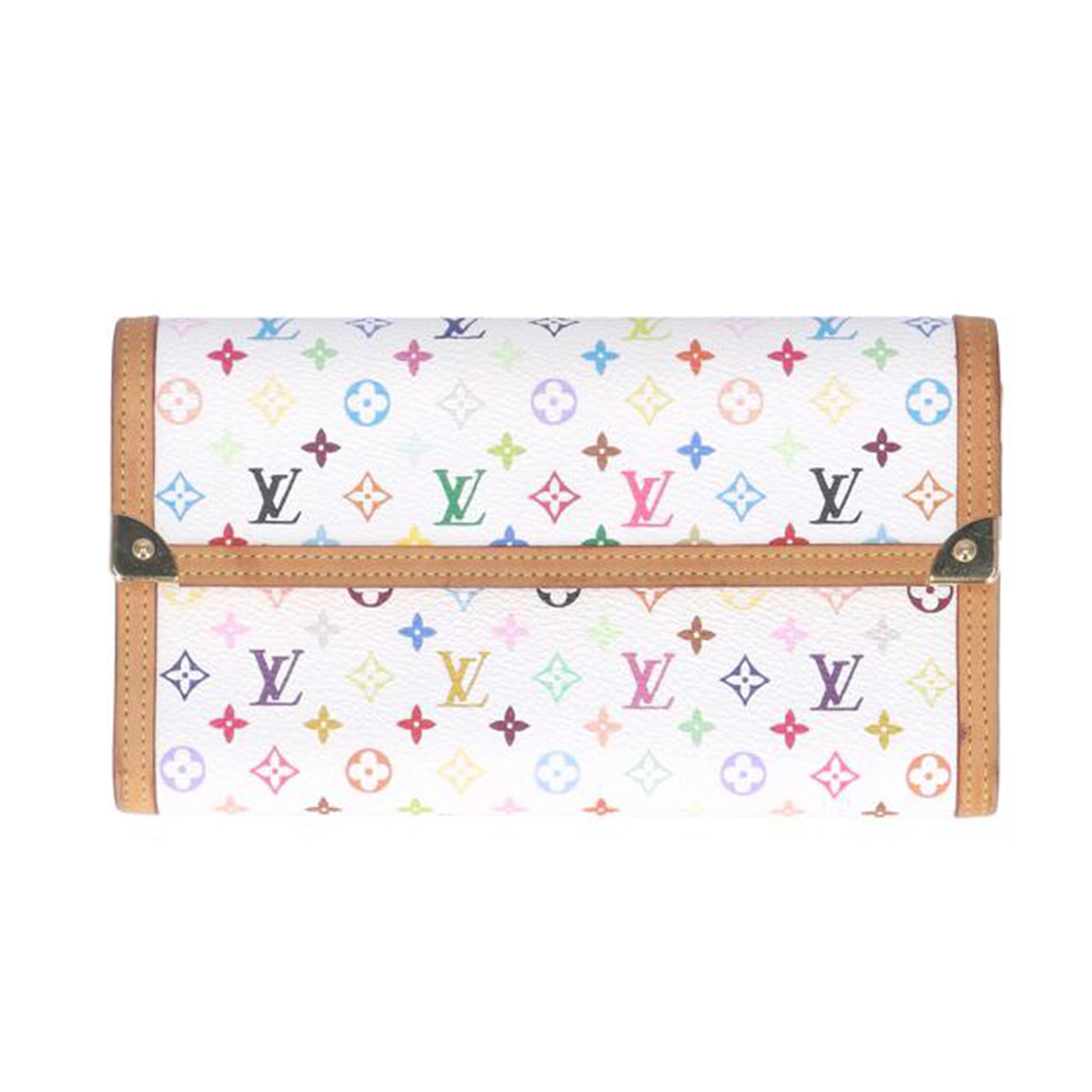 LV ルイ・ヴィトン/ポルトトレゾールインターナショナル/モノグラムマルチカラー/ブロン/M92659 //TH0***/Aランク/38