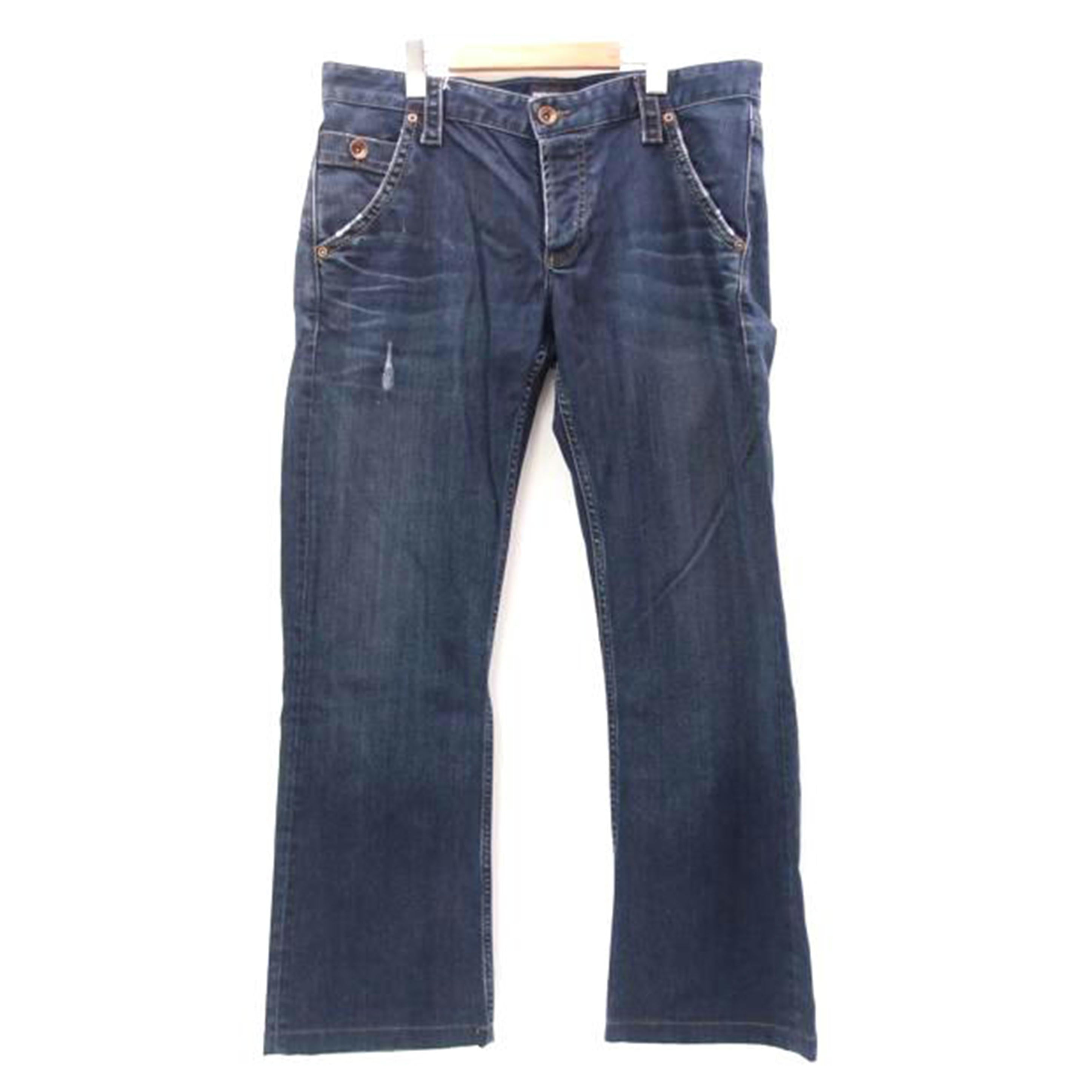 EMPORIO ARMANI ロゴ入りブルーデニム EMPORIO ARMANI ｴﾝﾎﾟﾘｵｱﾙﾏｰﾆ