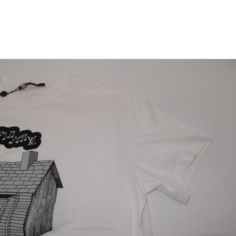 LOUIS VUITTON ルイヴィトン/ハウスプリントTシャツ/ホワイト/XL/RM2319NPGHOY01W//Sランク/69