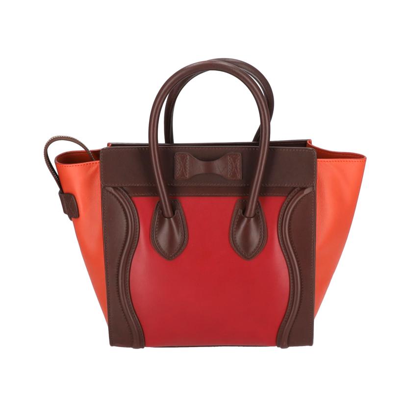 CELINE セリーヌ/ラゲージ/マイクロショッパー/トリコロール/167793 SSB.27BL//W-C******/Aランク/38