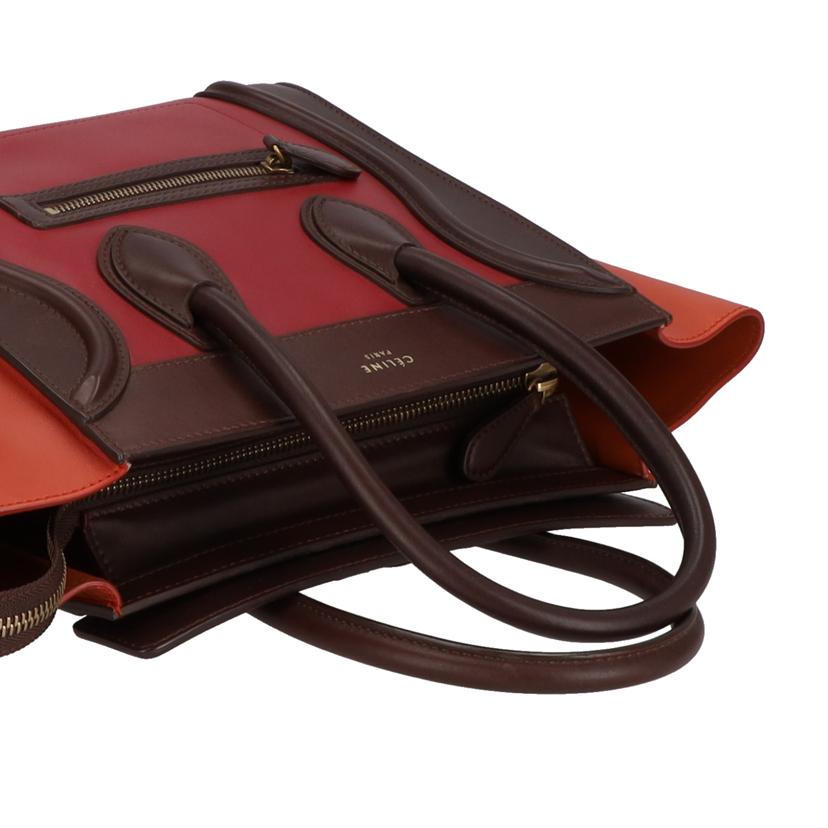 CELINE セリーヌ/ラゲージ/マイクロショッパー/トリコロール/167793 SSB.27BL//W-C******/Aランク/38