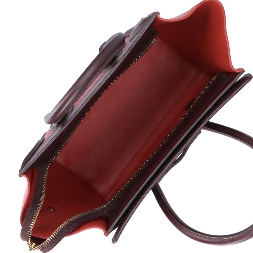 CELINE セリーヌ/ラゲージ/マイクロショッパー/トリコロール/167793 SSB.27BL//W-C******/Aランク/38