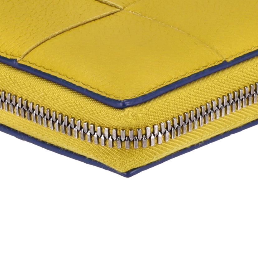 BOTTEGA VENETA ボッテガヴェネタ/カセットマキシイントレチャート二つ折り財布/イエロー//ABランク/75