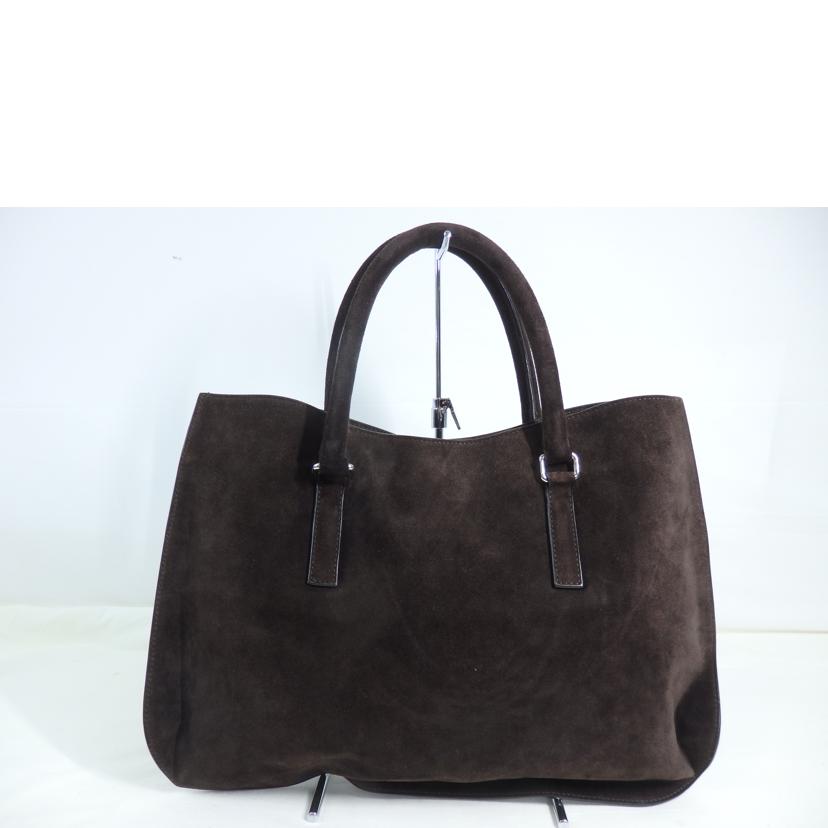 JIL SANDER ジルサンダー/スエードトートバッグ 茶 //ABランク/84