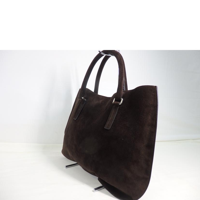 JIL SANDER ジルサンダー/スエードトートバッグ 茶 //ABランク/84
