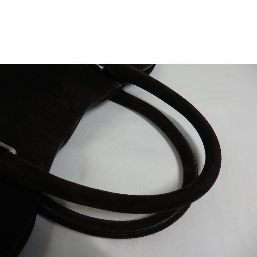JIL SANDER ジルサンダー/スエードトートバッグ 茶 //ABランク/84