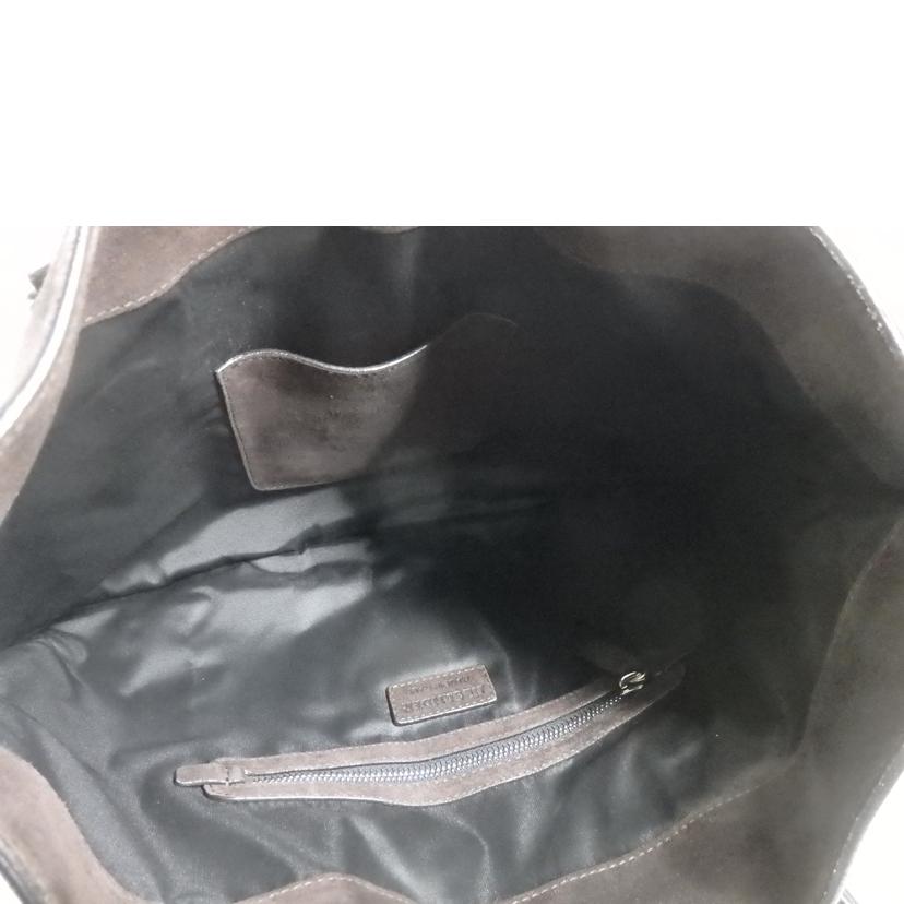JIL SANDER ジルサンダー/スエードトートバッグ 茶 //ABランク/84