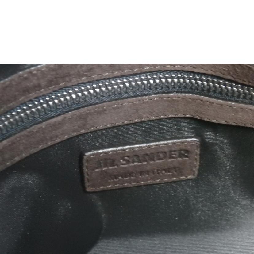 JIL SANDER ジルサンダー/スエードトートバッグ 茶 //ABランク/84