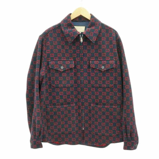 GUCCI グッチ/ GGジャガードウールジップアップジャケット/638807//Aランク/67