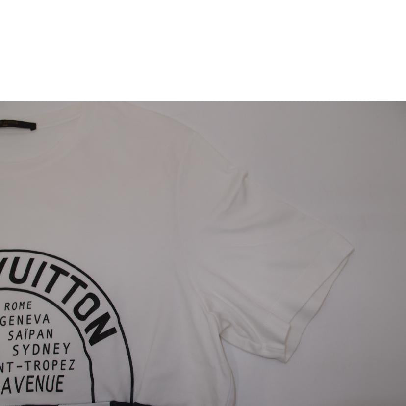 LOUIS VUITTON ルイヴィトン/サークルロゴTシャツ/ホワイト/XL/RM161MCMSH9Y04W//Aランク/69