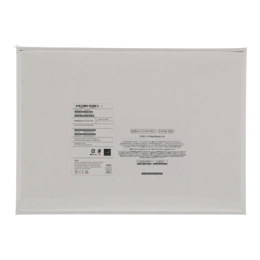 Apple アップル/MacBook Air Liquid Retinaディスプレイ/MLY03J/A//R23W03TX5C/Sランク/20