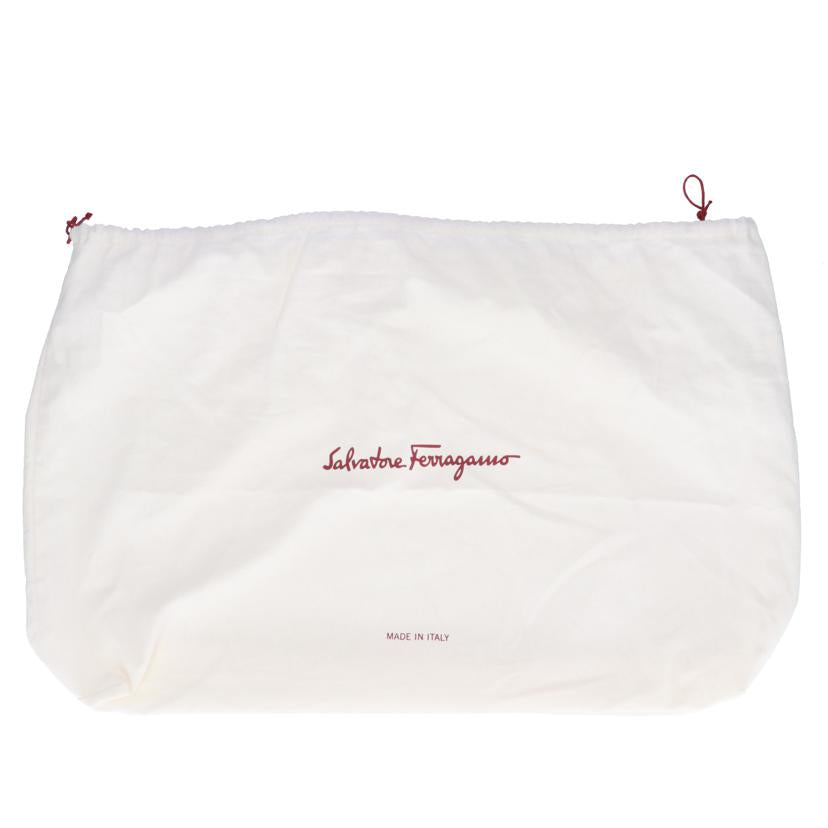 S.Ferragamo フェラガモ/ストロー×レザーガンチーニトートバッグ/ポーチ付/AU-21/H541//Aランク/91